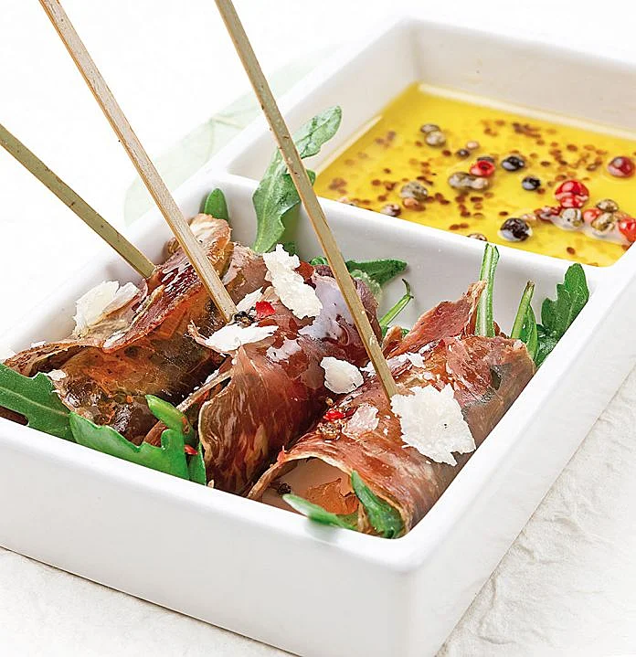 Rollito de Jamón Ibérico con AOVE